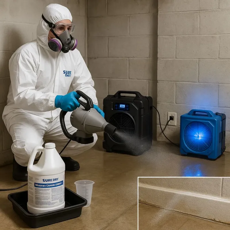 Sanitization and Odor Removal process in Royal Palm Estates, FL