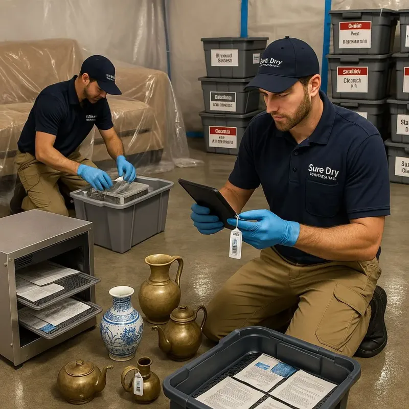 Content Protection and Restoration process in Royal Palm Estates, FL